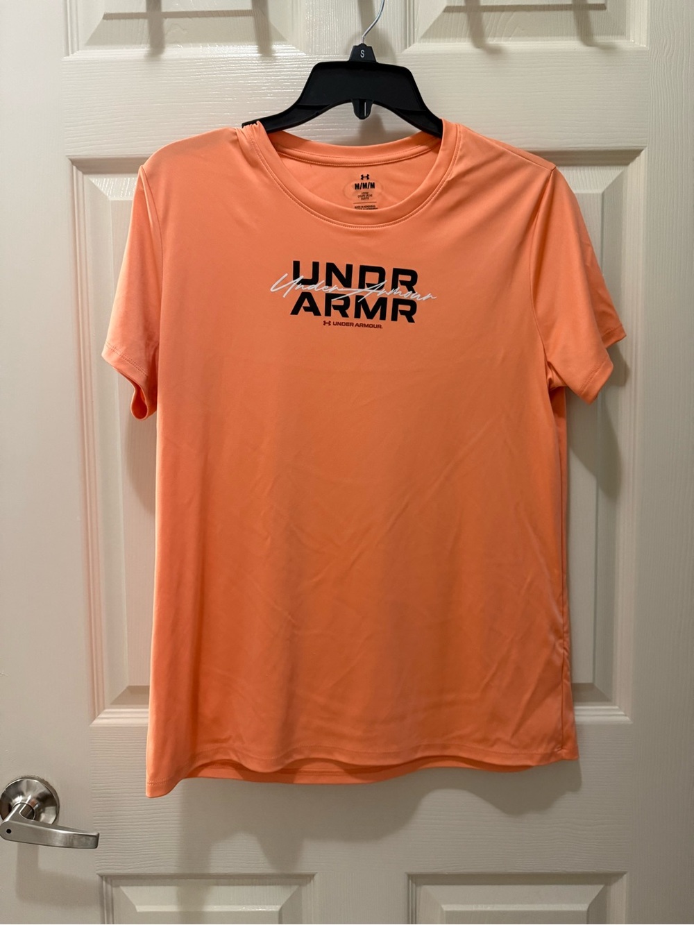 Under Armour Womens Peach Short-Sleeve Logo Tee